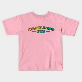 Established 1960 Tie-dye Kids T-Shirt